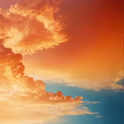 a clock tower towering over the sky at sunset