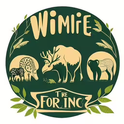 a round image of different animal and text,a picture of a label for wine from the fornc
