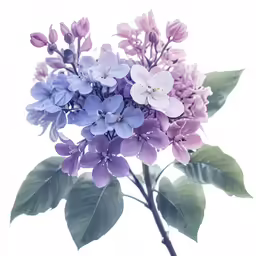 the white and purple flowers are shown here
