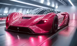 a very futuristic looking car with a big wheel