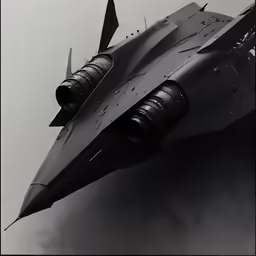 a jet is flying in the air at high speed