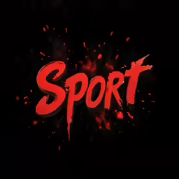 a sprinkled word with red ink on it
