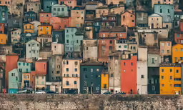 this looks like some sort of residential area or town