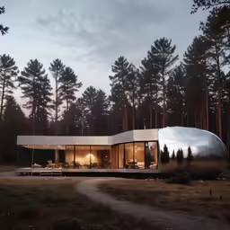 a picture of a nice looking modern home