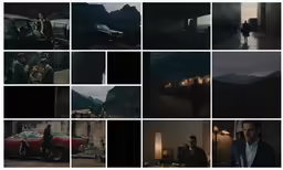 a series of different photos and people in cars