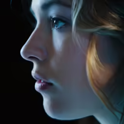 an image of a woman looking straight ahead