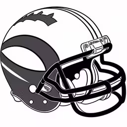 the football helmet is black and white with arrow in it,a helmet that has an arrow on it,a helmet is shown with arrow emblem on it,an image of a helmet and a football,black and white football helmet coloring page for the football player
