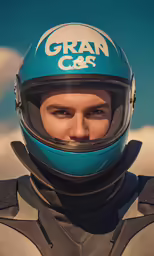 a man is in a helmet and jacket