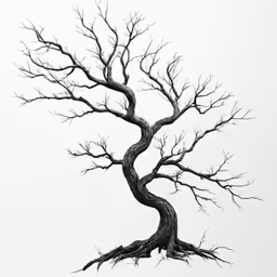 a tree without leaves with no leaves