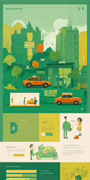 a flat screen shows cars on the road and people walking around,some different types of posters and advertisements for different businesses