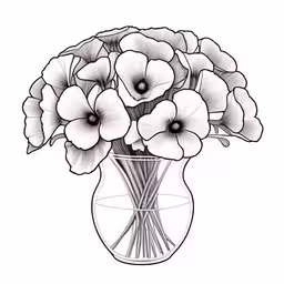 the vase has several flowers in it,a vase filled with white flowers on top of a table