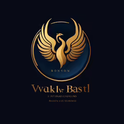 an elegant logo for a luxury entertainment company