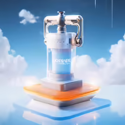 a close - up of the top of an object