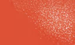 red and orange background with white dots on it