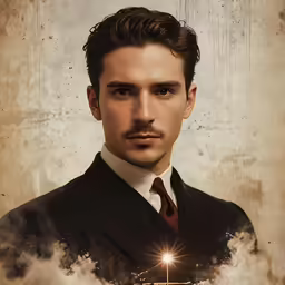 a very attractive man wearing a suit and tie