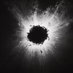the center of an object in the sky