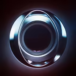 the lens is in place to be captured through