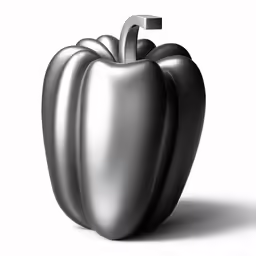 an object that looks like a bell pepper