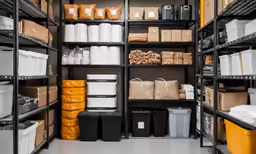 a very big nice big long walk in closet
