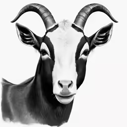 a black and white photograph of an animal