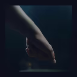a closeup of someone holding something on the other hand