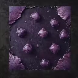 the food looks like many jellys on the plate