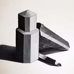 three large pieces of concrete sit next to each other