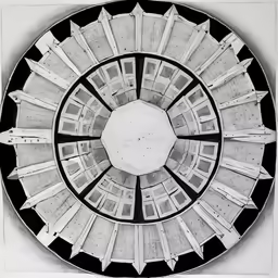 this is the top of an architectural plan for a building