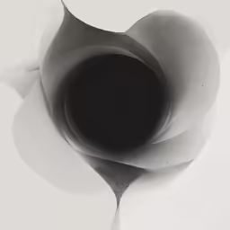 this black and white photo has a big flower in the center