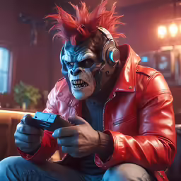 a man wearing headphones sitting with a phone