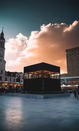 the building has a domed design in it