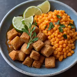 a bowl that has some food in it