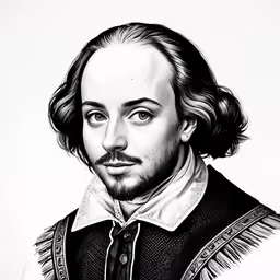 a drawing of shakespeare shakespeare shakespeare