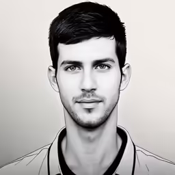 drawing of a professional soccer player for his team