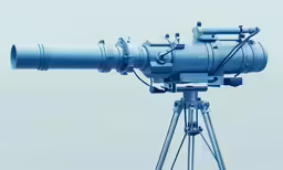 a close up image of a large object on a tripod