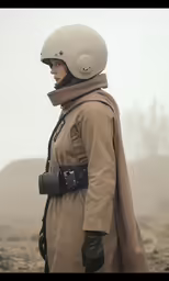 a woman is dressed in an army uniform