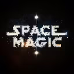 the phrase space magic in the background