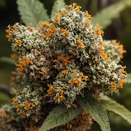 this is an image of some wild flowers on the bush