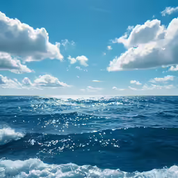 a body of water filled with lots of water