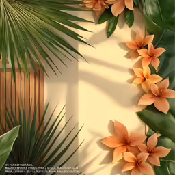 flowers are arranged on top of a white table