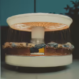 this food processor is being prepared and ready to serve