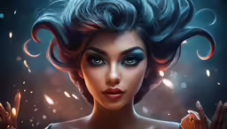 an image of a woman with a black dress