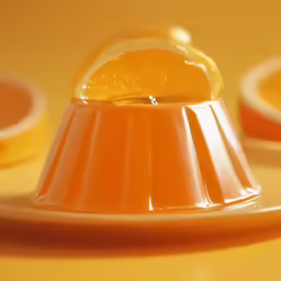 orange juice with fruit inside, in front of other pieces of fruit