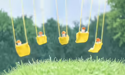 a small group of people riding on rubber toys