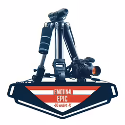 a set of cameras and microphones next to each other