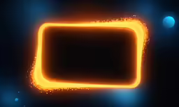 a bright light effect over a square in the dark