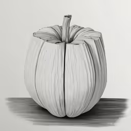 a black and white photo of an artichoke
