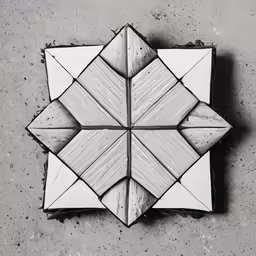 an image of a tile pattern in black and white
