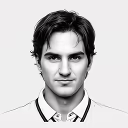 a man looking into the camera while wearing a shirt and tie