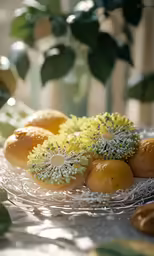 there are different types of food on the plate